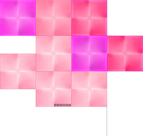 Nanoleaf Smart Φωτιστικό Canvas Smarter Kit LED RGB Hexagon 9τμχ