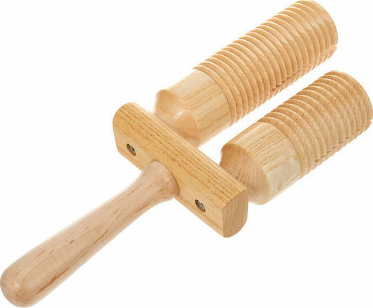 Gewa Κουδούνα Club Salsa Wooden Agogo Χειρός