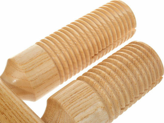 Gewa Κουδούνα Club Salsa Wooden Agogo Χειρός