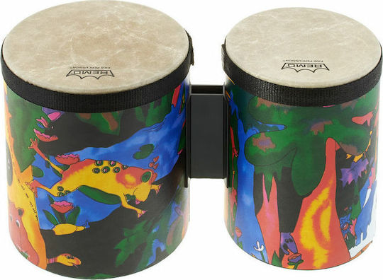 Remo Kids Percussion Bongo Rain Forest