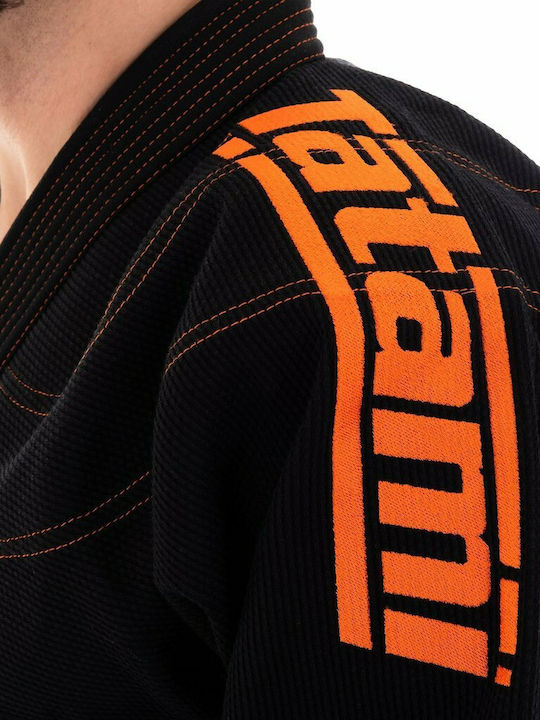 Tatami Fightwear Brazilian Estilo 6.0 Men's Brazilian Jiu Jitsu Uniform Black Black/Orange