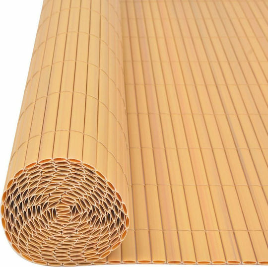 vidaXL Καλαμωτή Πλαστική με Ολόκληρο Καλάμι 1.5x5m
