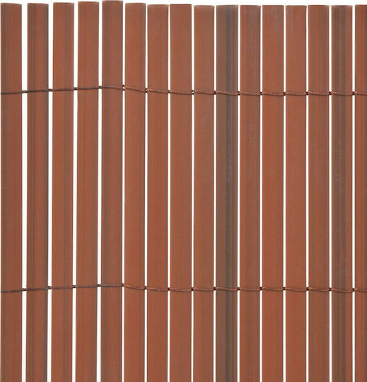 vidaXL Plastic Bamboo Fencing With Whole Reed 1.5x5m 43640