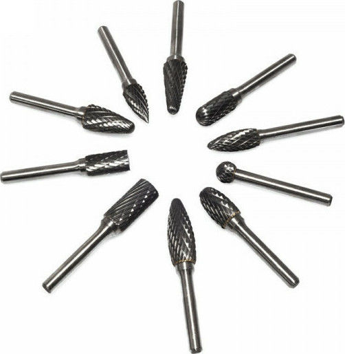 Tagred Set Freze Metalului Set Freze Carbură pentru Metal 6mm 10buc