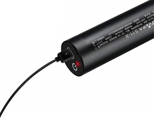 Superfire Επαναφορτιζόμενος Φακός LED με Μέγιστη Φωτεινότητα 200lm