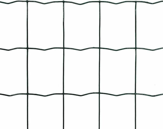 vidaXL Wire Fencing with PVC Coating Green 0.8x10m