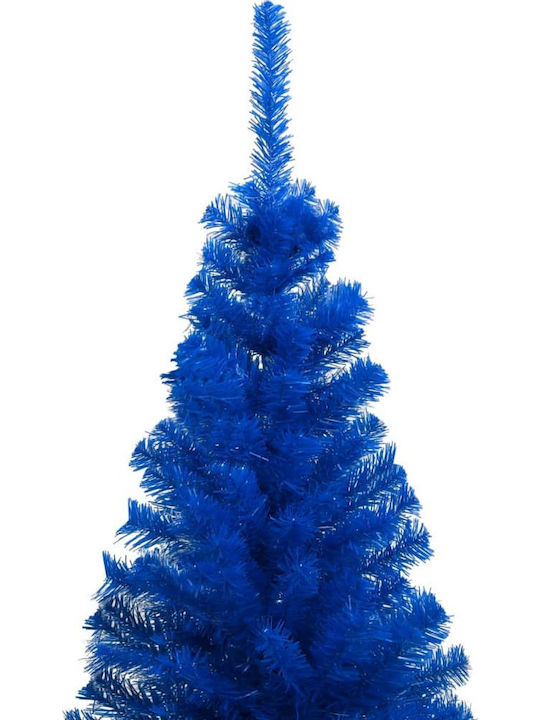 Christmas Blue Tree with Metallic Base H180cm