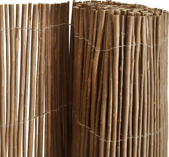 vidaXL Bambuszaun Itias mit Ganzem Holz 1x5m