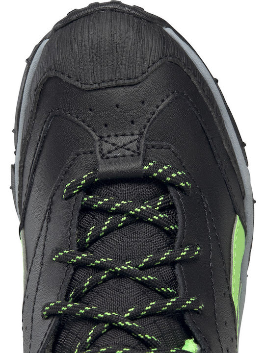 Rugged Runner Mid Черно / Cool Shadow / Solar Green