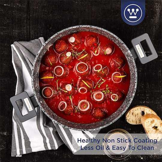Westinghouse Shallow Pot made of Aluminum 6lt / 32cm