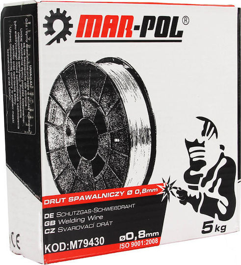 Mar-Pol Copper Welding Wire 0.8 mm 5 Kg Welding Consumables