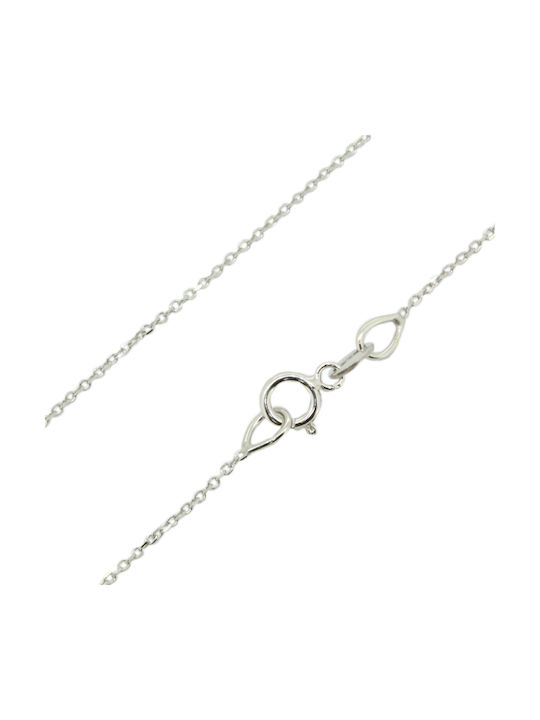 Fa Cad'oro Women's White Gold Cross 18K with Chain