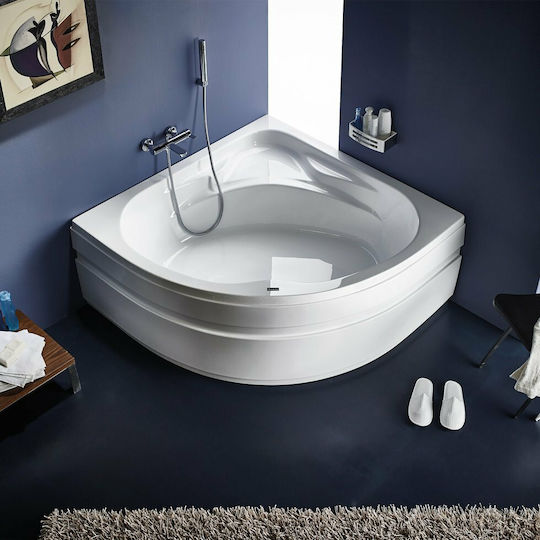Sirene Modena Γωνιακή Μπανιέρα Ακρυλική 130x130cm
