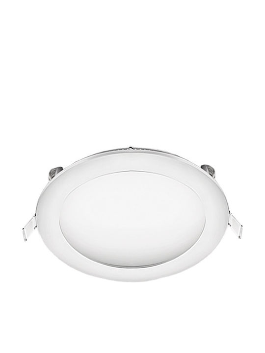 Vito LENA-RX Στρογγυλό Χωνευτό LED Panel 18W με Ψυχρό Λευκό Φως 6000K 22.1εκ.