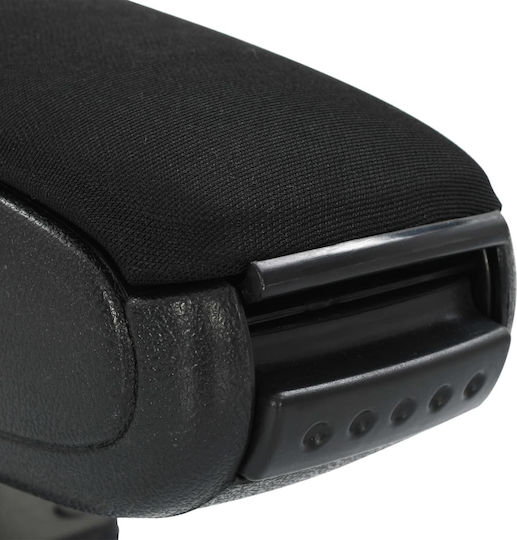 vidaXL Car Fabric Armrest for Skoda Fabia 2015 MK3 Black