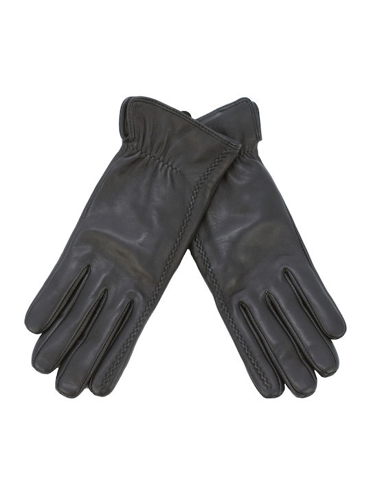 Women's Leather Gloves Black 98862