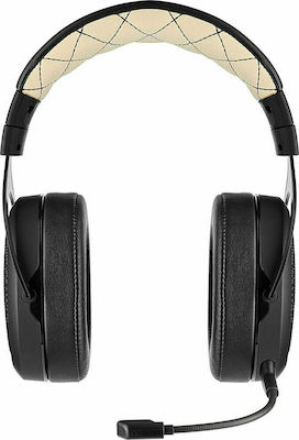 Corsair HS70 PRO Wireless Über Ohr Gaming-Headset mit Verbindung USB Cream