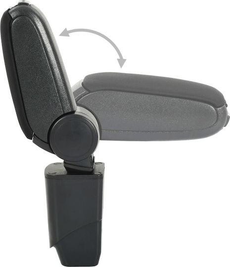 vidaXL Car Fabric Armrest for Peugeot 206 2009 Black
