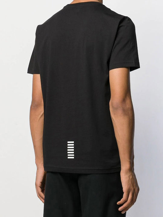 Emporio Armani Ανδρικό T-shirt Με Λογότυπο Μαύρο