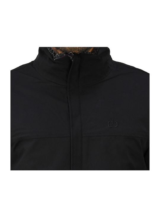 202.EM17.63 Winter Jacke Dark Grey Melange