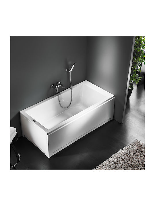 Sirene Cubic Acrylic Bathtub with Hydromassage 160x70cm