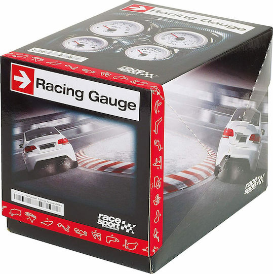 Sumex Racesport Für das Auto 52mm 52mm 12V Weiß
