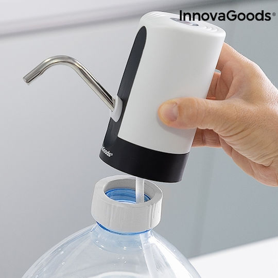 InnovaGoods Silicone Battery Powered Water Pump Original White