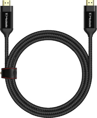 Mcdodo HDMI 2.0 Braided Cable HDMI male - HDMI male 3m Black