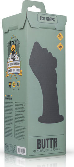 Buttr FistCorps Πρωκτικό Dildo Μαύρο 22cm