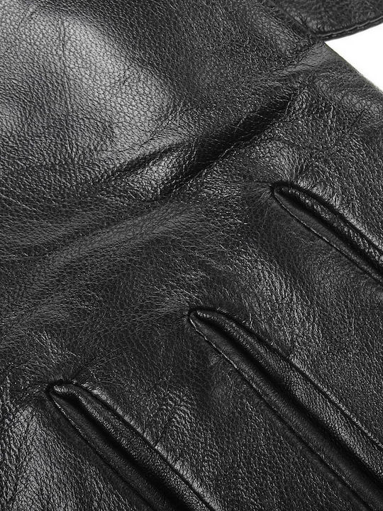 Men's Leather Gloves Black 98957