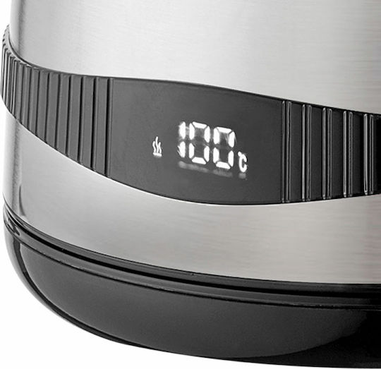Rohnson Βραστήρας 1.7lt 2200W Ασημί