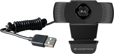 Conceptronic AMDIS01B Web-Kamera Full HD 1080p Schwarz 100752507