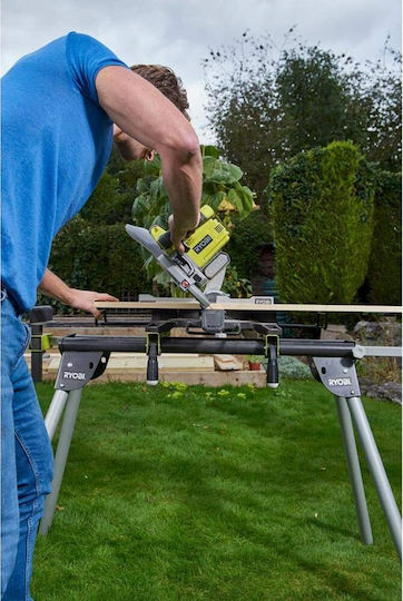 Ryobi Ryobi Battery Miter Saw 18V with Laser Guide and 216mm Disc Diameter Solo 18V One+ Solo