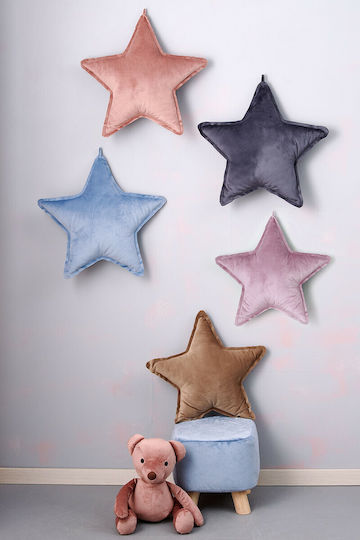 Palamaiki Crib Decorative Pillow Star Brown 43x43cm