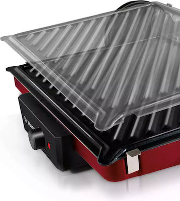 Bosch Sandwichmaker mit abnehmbaren Platten 1800W Rot