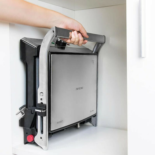 Cecotec Rock 'n' Grill Pro Τοστιέρα Γκριλιέρα 2000W Inox