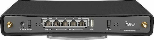 MikroTik hAP ac³ Ασύρματο Router Wi‑Fi 5 με 5 Θύρες Gigabit