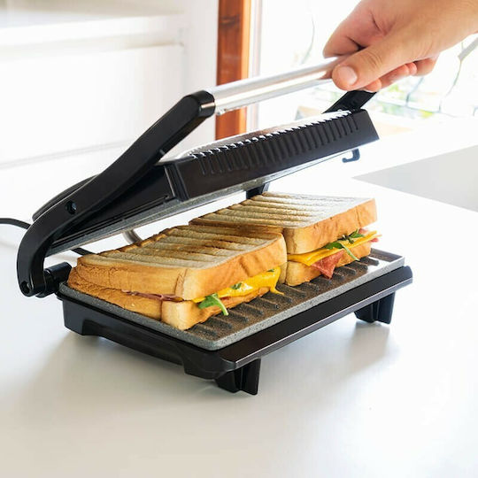 Cecotec Rock'ngrill Τοστιέρα Γκριλιέρα 700W Inox