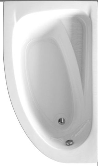 Sirene Marina L Acrylic Left Corner Bathtub with Hydromassage 160x90cm Sirene Marina L Acrylic Left Corner Bathtub with Hydromassage 160x90cm