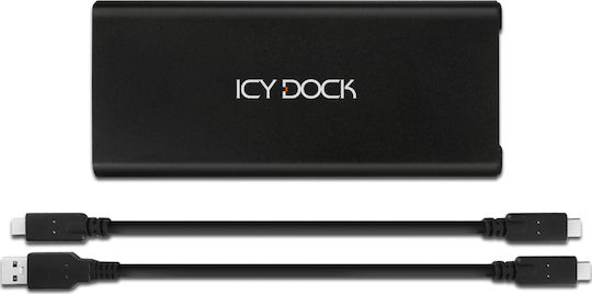 Icy Dock ICYNano Θήκη για Σκληρό Δίσκο M.2 PCI Express NVME με σύνδεση USB 3.2 Type-C