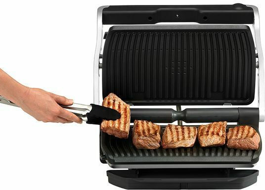 Tefal Optigrill+ Sandwich Maker Grill with Removable Plates 2000W Inox