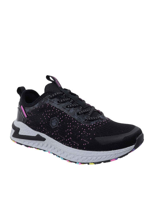 Line Damen Sneakers Schwarz