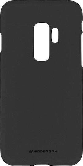 Mercury Soft Feeling Back Cover Silicone Black (Galaxy S9+)