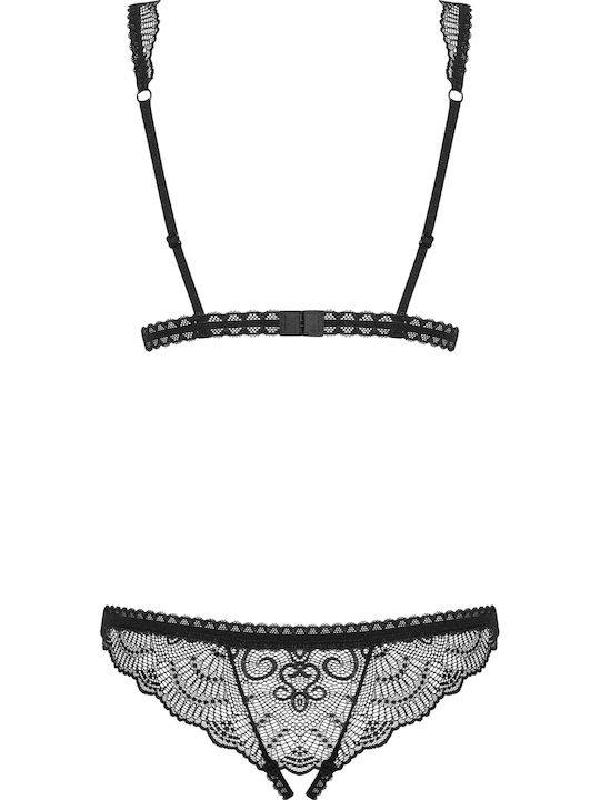 Obsessive Firella Sexy Bodysuit Black