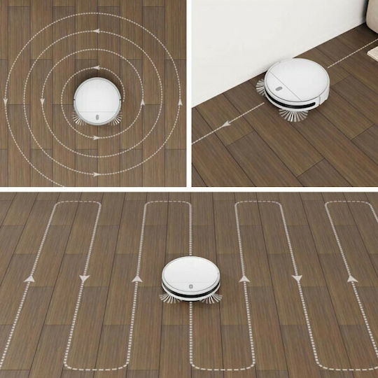 Xiaomi Mi Robot Vacuum-Mop Essential Σκούπα Ρομπότ με Αυτονομία έως 90min και Κάλυψη Χώρου έως 90τ.μ. Λευκή