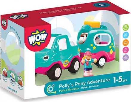 WoW Toys Polly Приключенията ѝ с Пони за 1.5+ Години