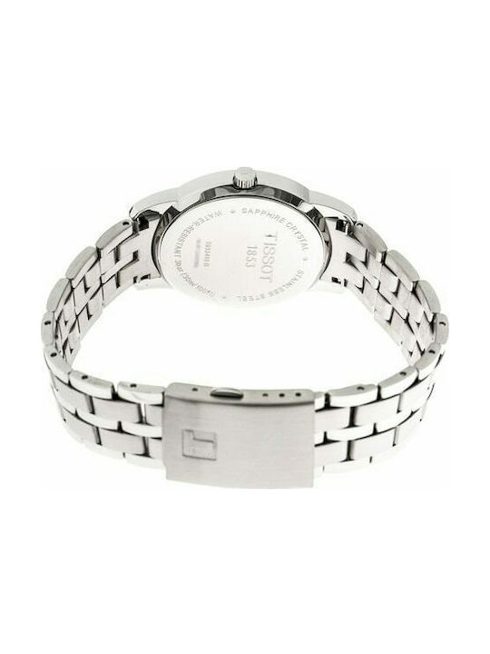 Tissot Classic Dream Watch Battery with Silver Metal Bracelet