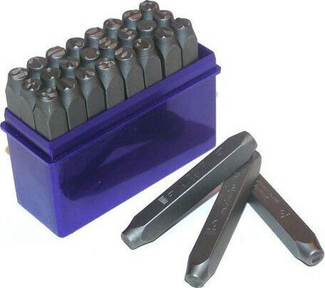 Luckhaus Χτυπητά Γράμματα Ελληνικού Αλφαβήτου 10mm 30-538010 Χτυπητά Γράμματα Σετ Εργαλεία Χειρός 24τμχ