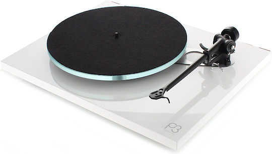 Rega Planar 3 Πικάπ με Belt Drive και Προενίσχυση Λευκό