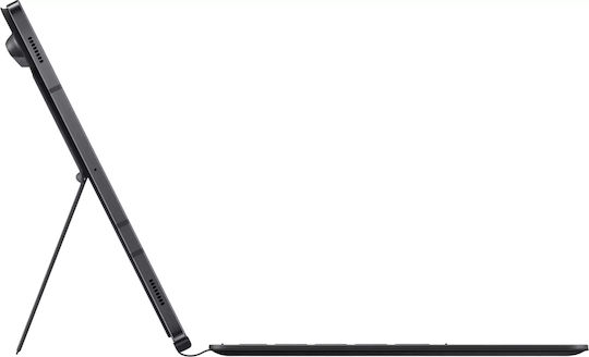 Samsung Flip Cover Δερματίνης με Πληκτρολόγιο Μαύρο (Galaxy Tab S7)